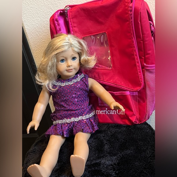 American Girl Toys Authentic All American Girl Doll With Backpack